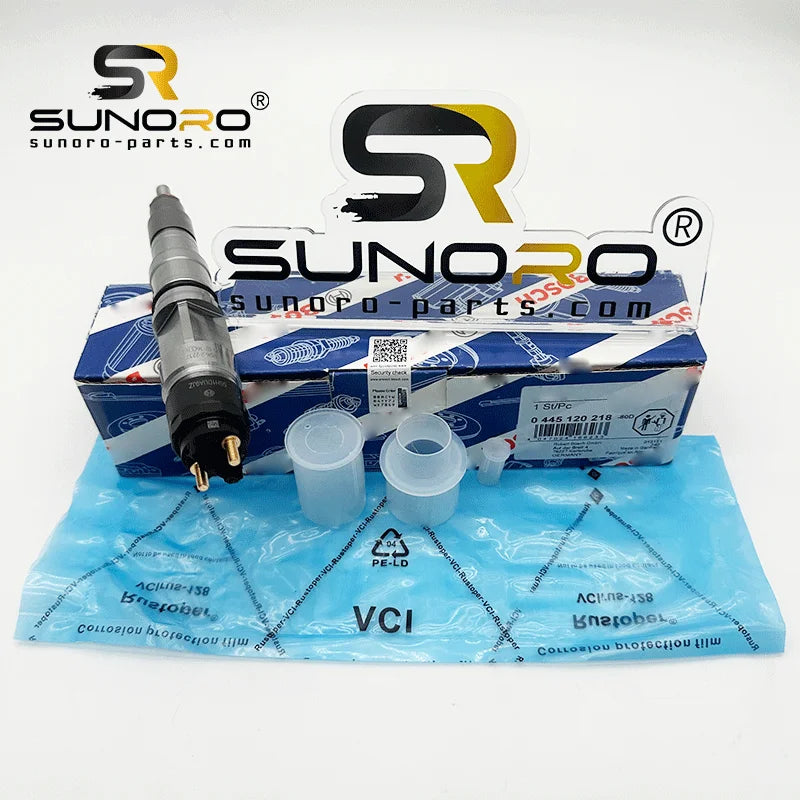 Excavator New Fuel Injector 0445120218 0445120030 Fuel Injector MAN TGA 10.5