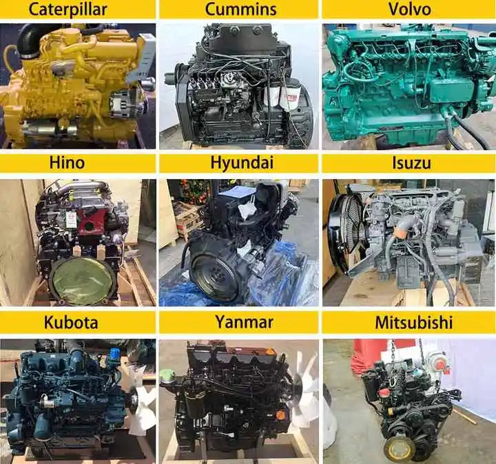 SUNORO Second Hand Used CAT E320C E320B E200B E320D Diesel Engine 3066 S6K C6.4 C2.6 3406 for Mitsubishi