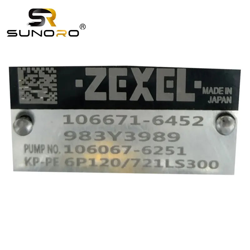 SUNORO High Performance Diesel Engine Part ZX330 6HK1 Excavator Fuel Injection Pump 1-15603334-5 106671-6452 106671-6730