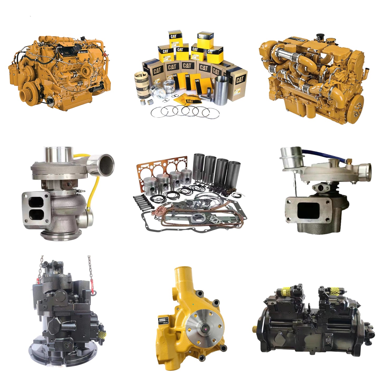 6D114 C8.3 Engine Fuel Common Rail Injector Assembly 3963815 Common Rail Pipe 0445226025 for Komatsu Excavator PC350-8