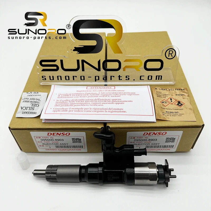 Fuel Injector 095000-6366 095000-6367 8976097883 8976097886 8976097887 095000-6364 095000-6363 for Isuzu 4hk1 6hk1 Hitachi