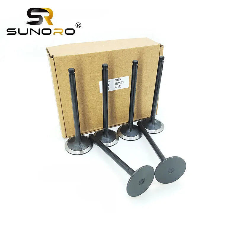 SUNORO Diesel Engine 6D95 Engine Valve in 6209-41-4110 EX 6209-41-4210 Intake and Exhaust Valve