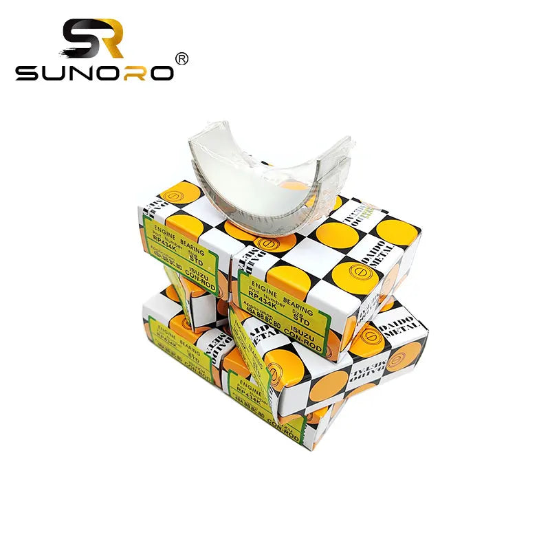 SUNORO Original Auto Engine Parts Hot Selling RP434K Connecting Rod Bearing for 4BA1 BB BC BD Engine Construction Machinery