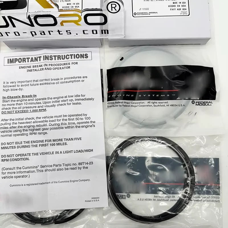 High Quality 178-6543 C6.4 3066 Engine Parts Piston Rings 1786543 Suitable for 320D Excavator