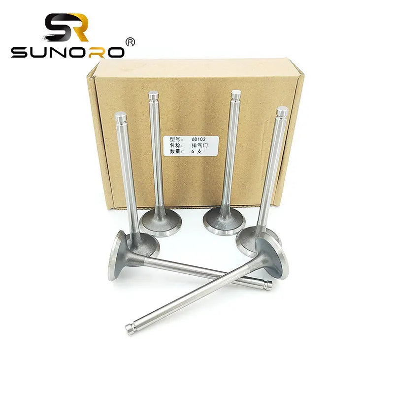 High Quality Parts 6736-41-4110 6736-41-4210 Exhaust Valve Assy 4D102 6D102 Komatsu Excavator Engine Parts