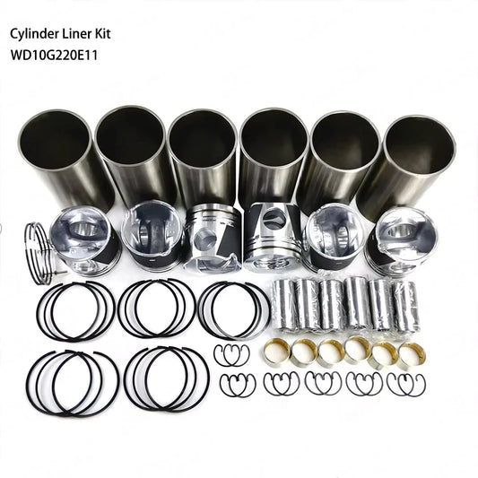 Spot Goods Cylinder Liner Kit for WEICHAI WD10G220E11 Diesel Engine Spare Parts Construction Machinery for Excavator Repair
