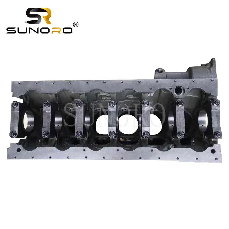 6D125 Model Machinery Engine Parts Including Cylinder Block and Other Components