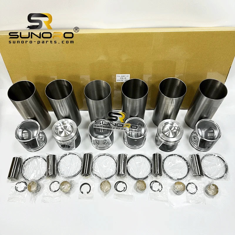 Factory Price CAT Engine Spare Parts C6.6 C4.4 3306 3406 C9.3 C13 C9 C7.1 C11 C15 Liner Kit Overhaul Repair Kit for Caterpillar
