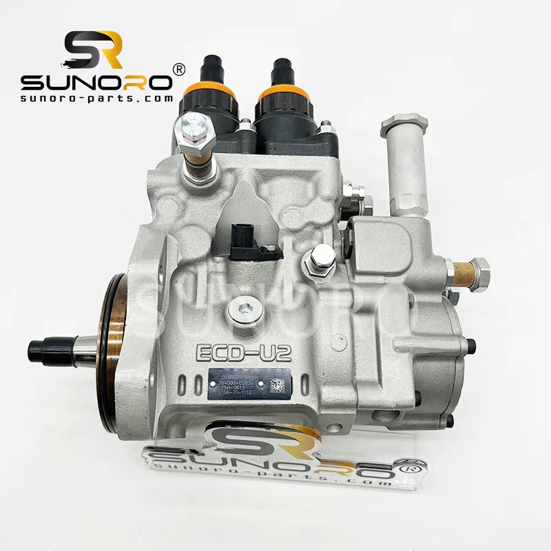 Komatsu PC400-7 Fuel Injection Pump Electric Installation Fuel Pump 094000-0381 094000-0382 094000-0383 6156-71-1112