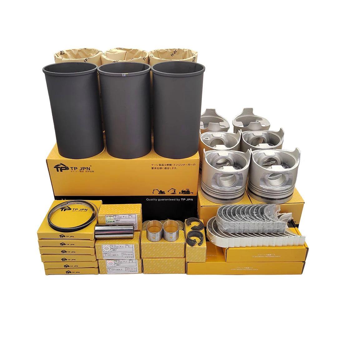 Hot Selling Japan Original 4HK1 6HK1  Liner Kit 1-878813766-0 Overhaul Repair Kit for Isuzu Excavator Engine Spare Parts
