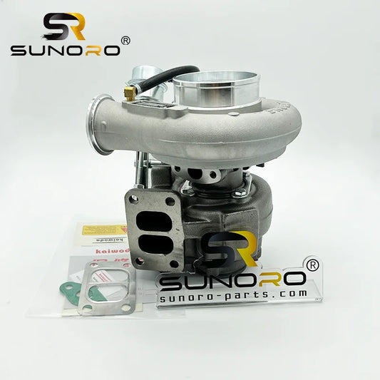 Turbocharger HX35W 2834798 4038597 for Excavator Compatible 6BT 6BTA 5.9L 6D107 Engine 6D107 Engine Construction Machinery Parts