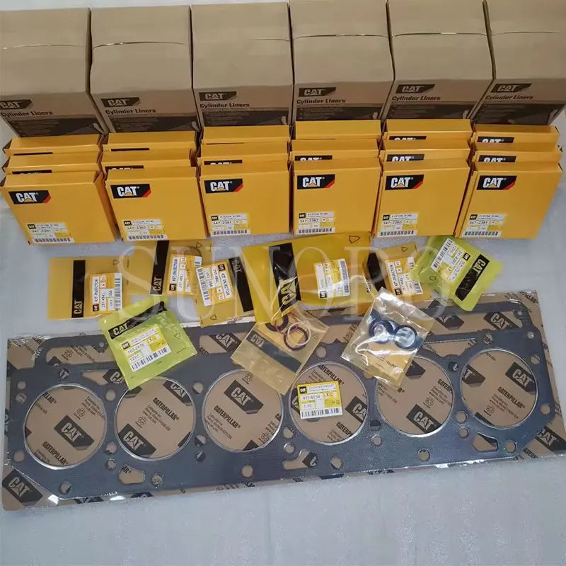 High Quality E320D Excavator Overhaul Gasket Kit C6.4 C6.6 C7 C10 C13 C15 C18 Engine Parts Repair Kit Liner Kits