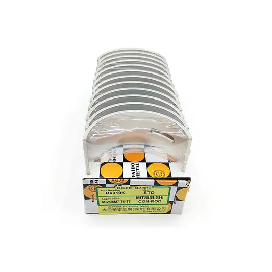 Excavator Original Auto Engine Parts Hot Selling R6310K Connecting Rod Bearing Compatible with 6D24 6M7 T1-T5 Engine