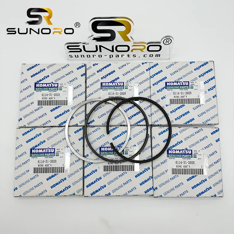 Machinery Engine Piston Ring 6745-31-2010 4089644 for Excavator PC300-7EO PC360-7EO PC300-8 Engine SAA6D114E-3 QSC8.3