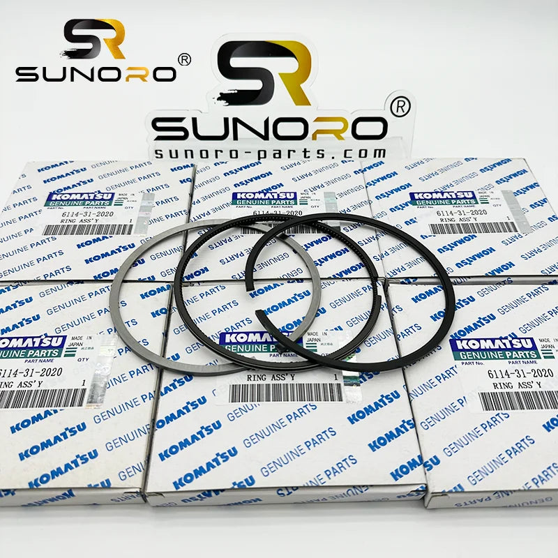Machinery Engine Piston Ring 6745-31-2010 4089644 for Excavator PC300-7EO PC360-7EO PC300-8 Engine SAA6D114E-3 QSC8.3